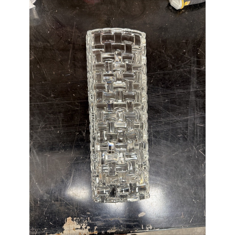 Vintage 10 7/8" Nachtmann Riedel Crystal Art Glass Vase